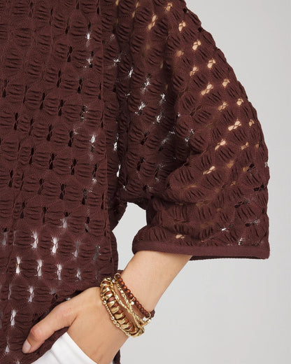Chico's Short Woven Kimono
