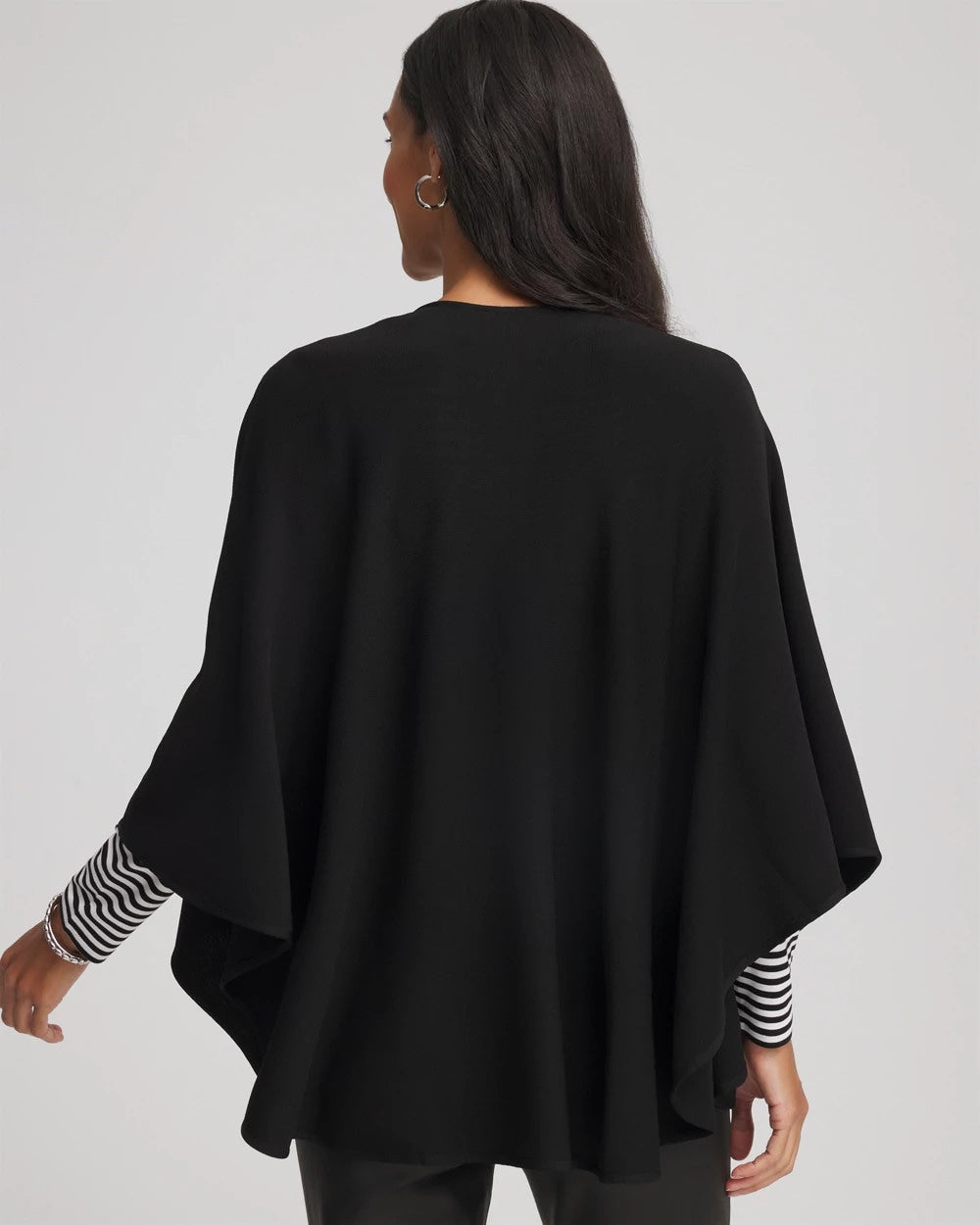 Chico's Crepe Open-Front Ruana