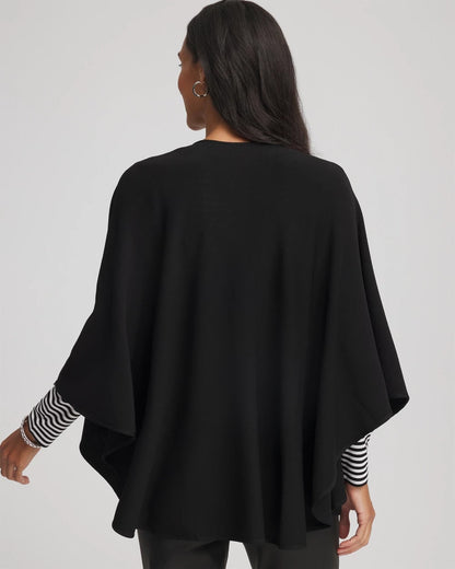 Chico's Crepe Open-Front Ruana