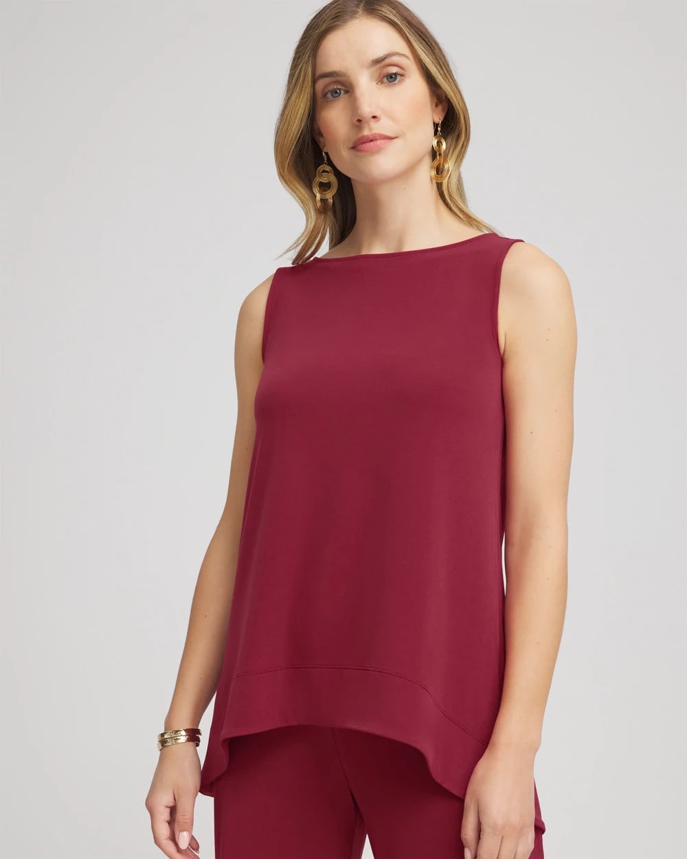 Chico's Travelers™ Knit High-Low Hem Top