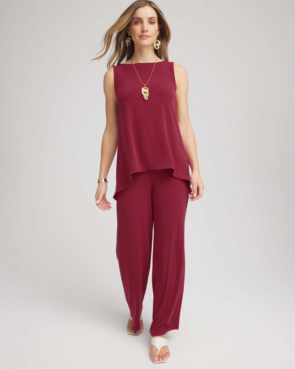 Chico's Travelers™ Knit High-Low Hem Top