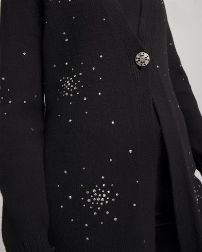 Chico's Rhinestone Embellished Cardigan