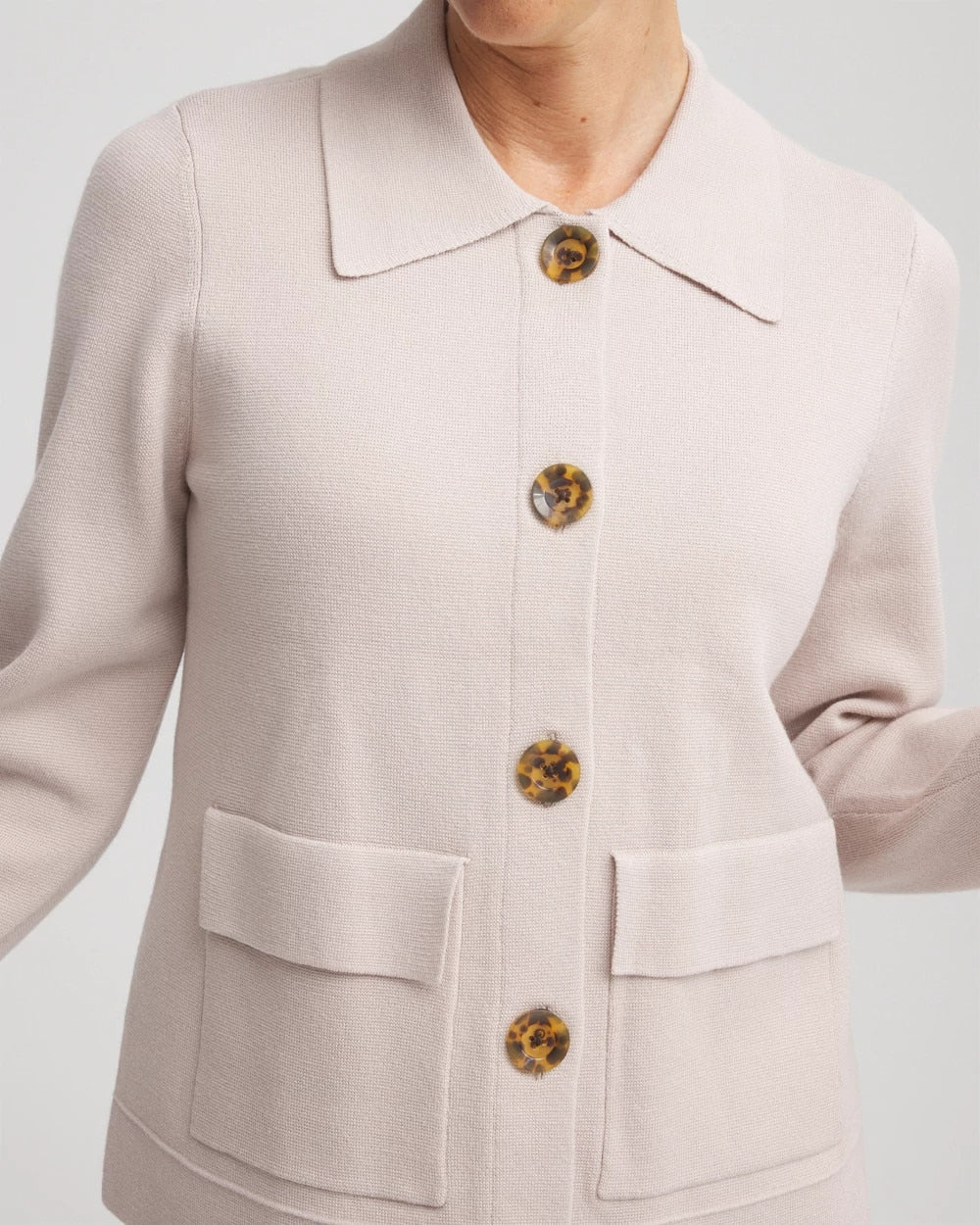 Chico's Button-Front Cardigan Jacket