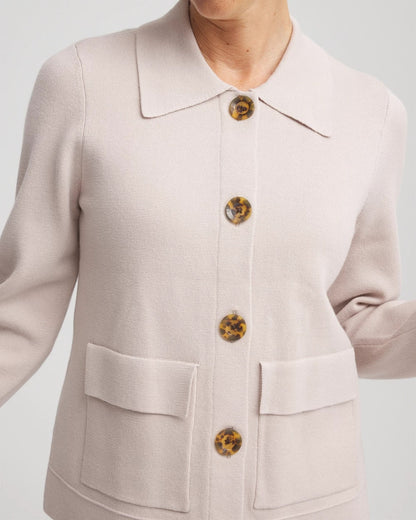 Chico's Button-Front Cardigan Jacket