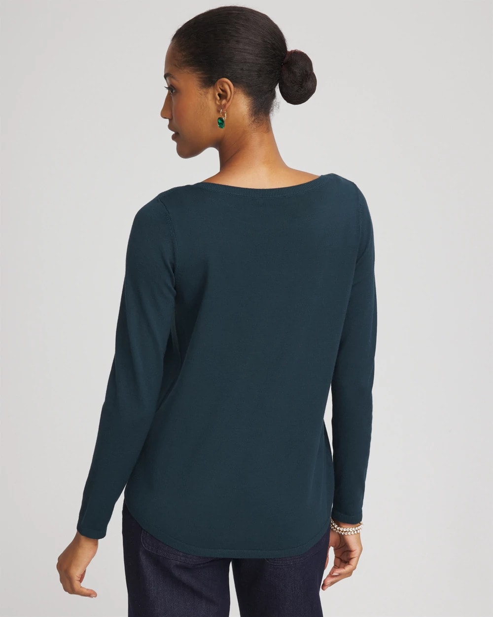 Chico's Ella Boatneck Sweater