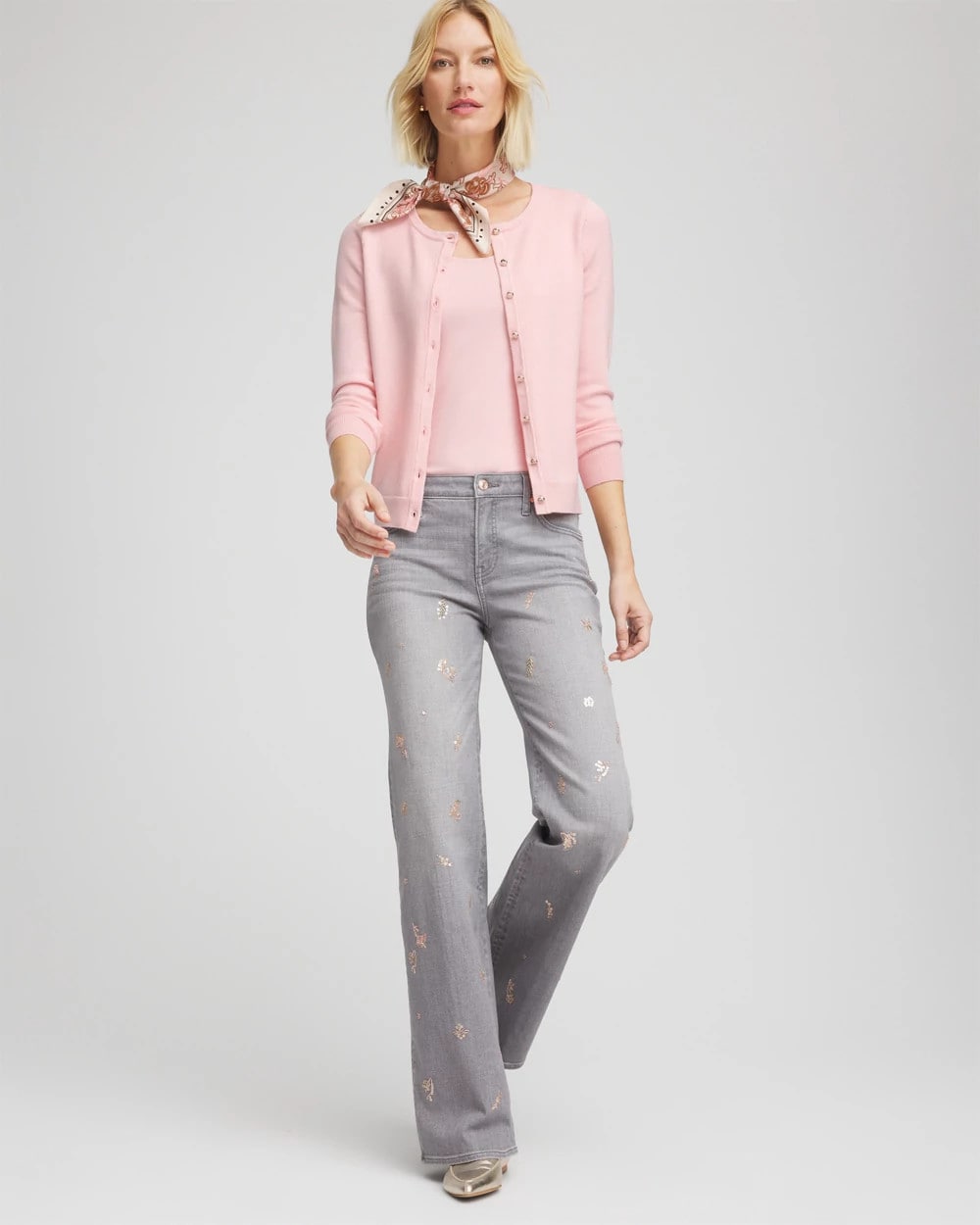 Chico's Crewneck Cardigan