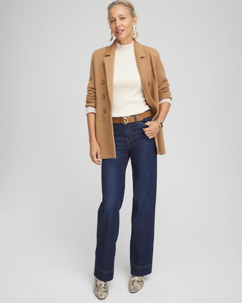 Chico's Ella Mockneck Sweater