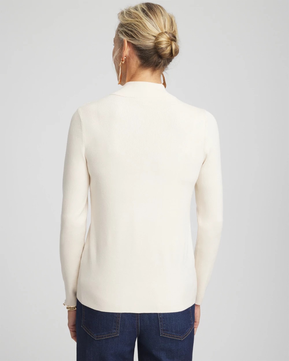 Chico's Ella Mockneck Sweater