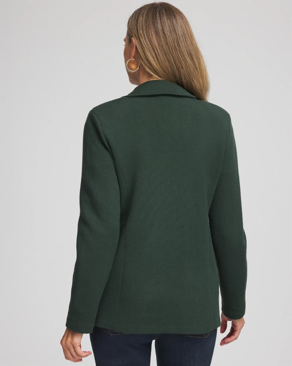 Chico's Single-Breasted Sweater Blazer