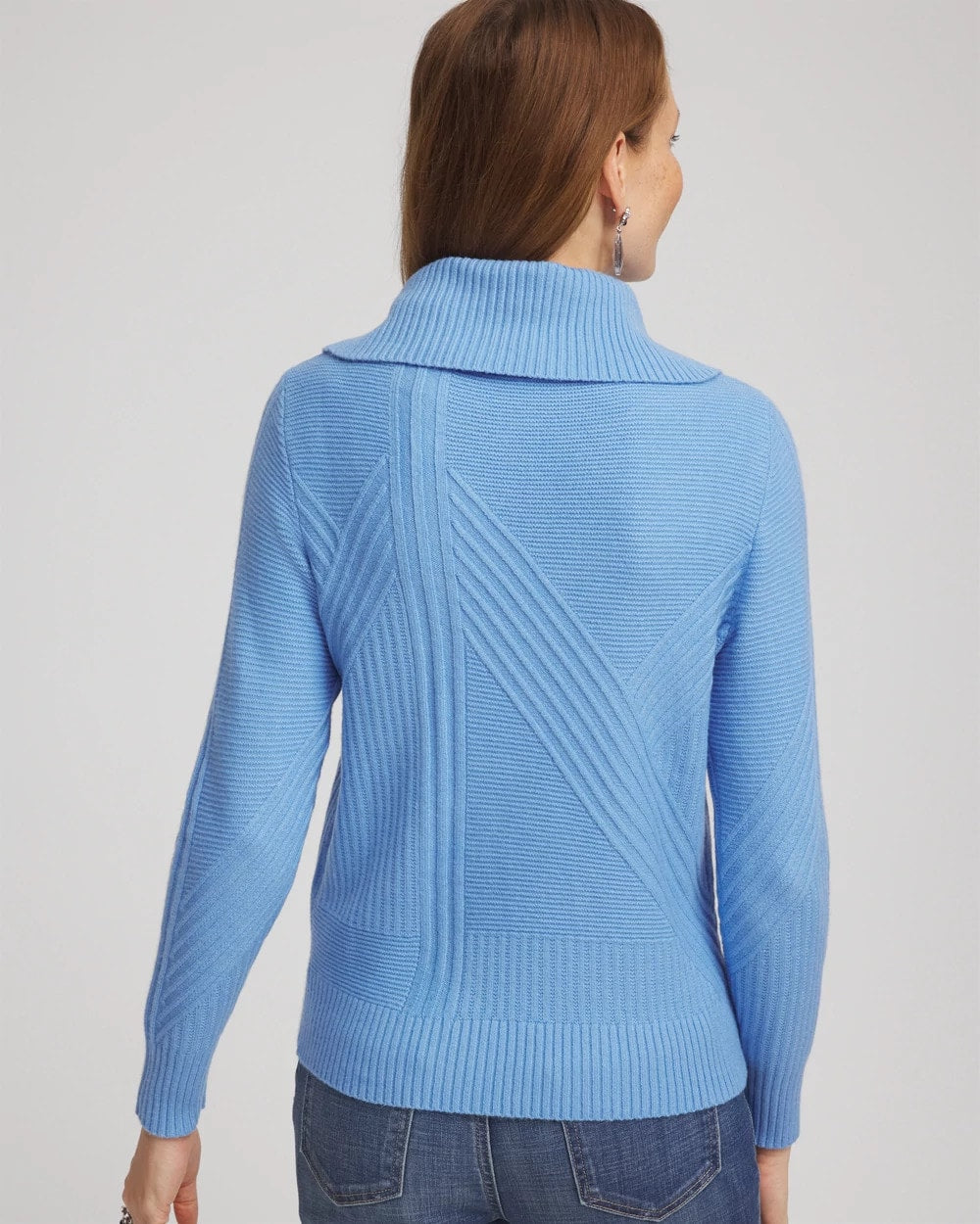 Chico's Ribbed Cowlneck Sweater