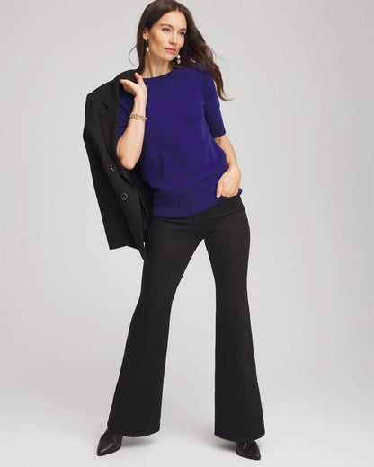 Chico's Crewneck Cashmere Pullover Sweater