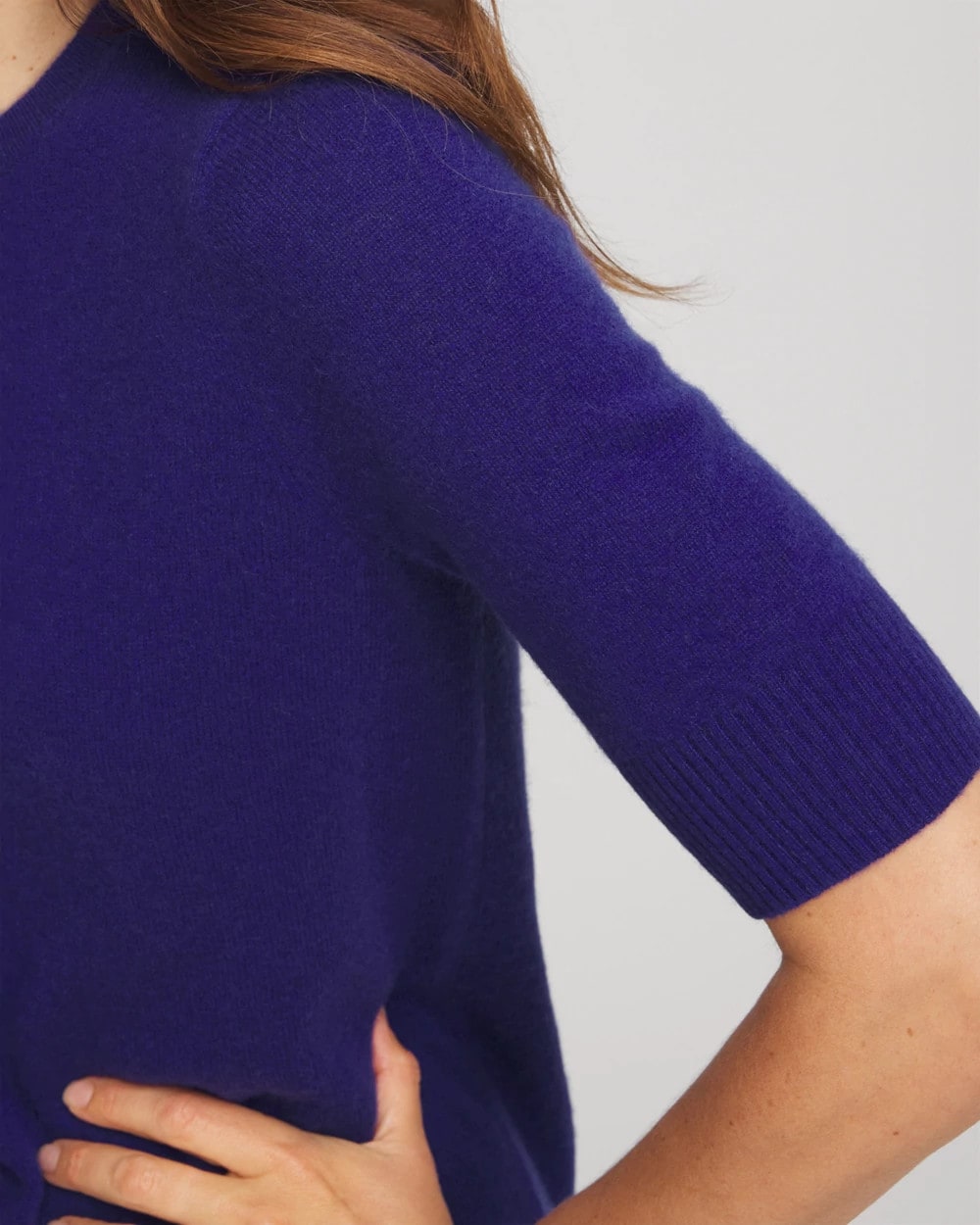 Chico's Crewneck Cashmere Pullover Sweater