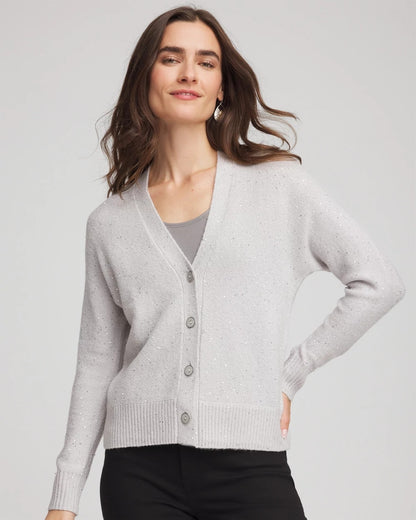 Chico's Shine Boyfriend Cardigan