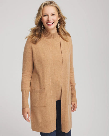 Chico's Cashmere Duster Cardigan