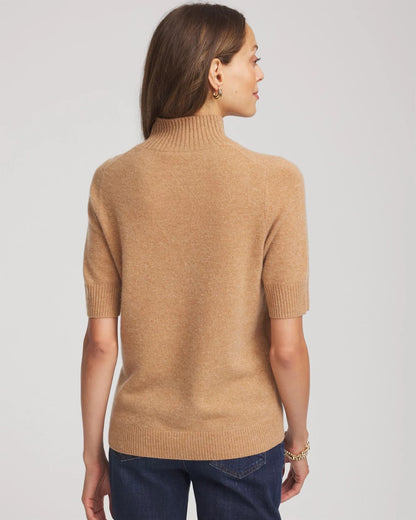 Chico's Cashmere Elbow-Sleeve Sweater