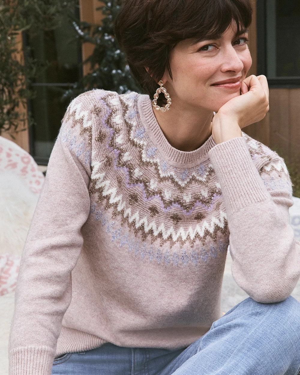 Chico's Fair Isle Sweater