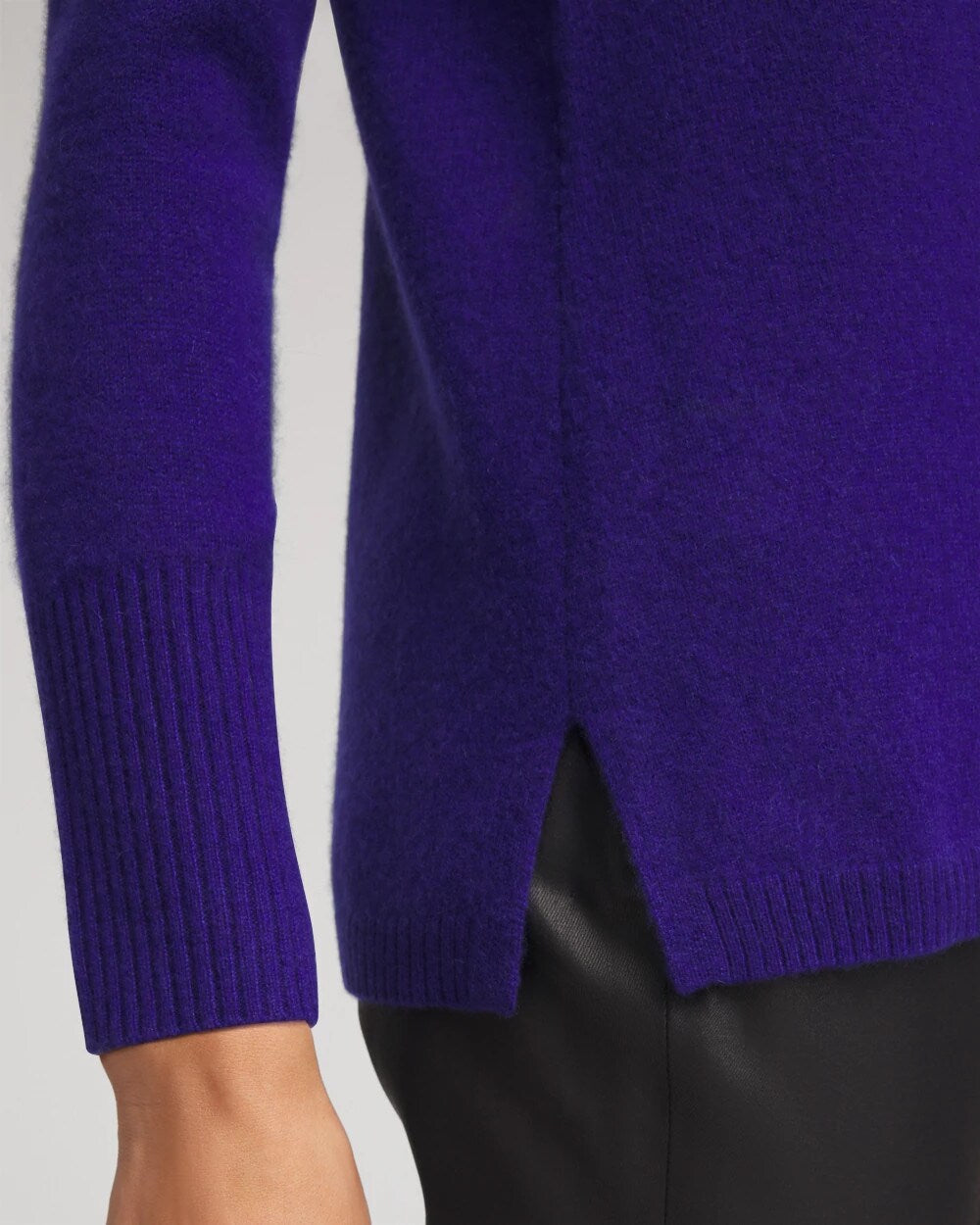 Chico's Cowlneck Cashmere Pullover Tunic