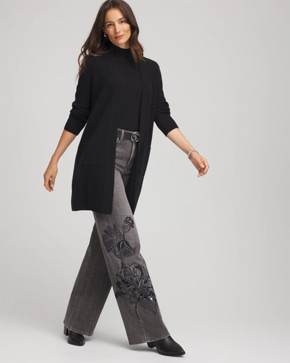 Chico's Cashmere Duster Cardigan