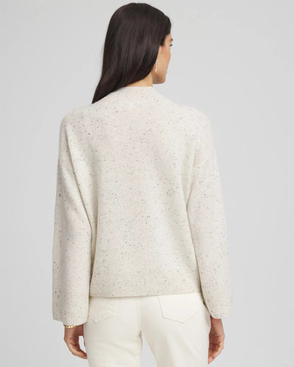 Chico's Cashmere Mockneck Sweater
