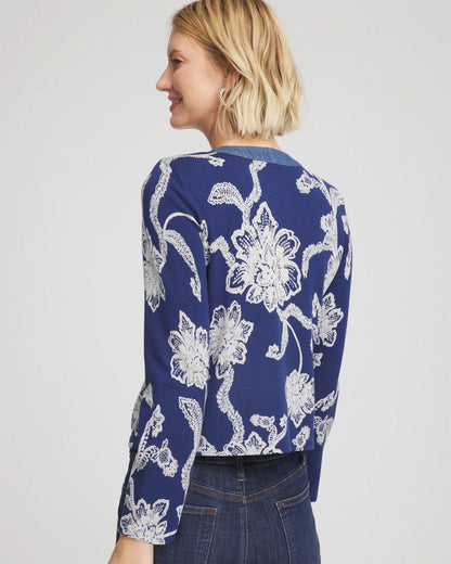 Chico's Floral Lady Jacket