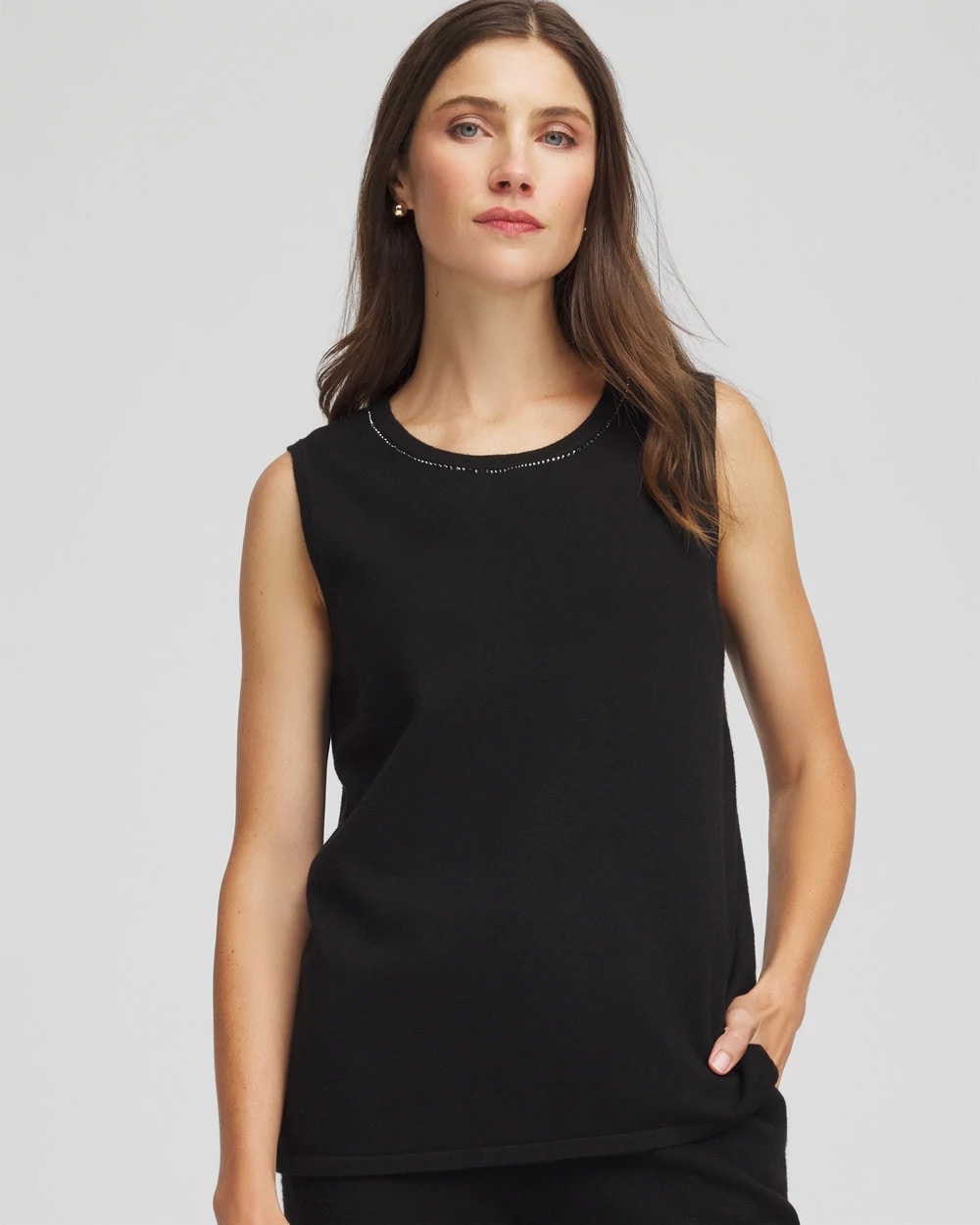 Chico's Zenergy® Luxe Diamante Tank