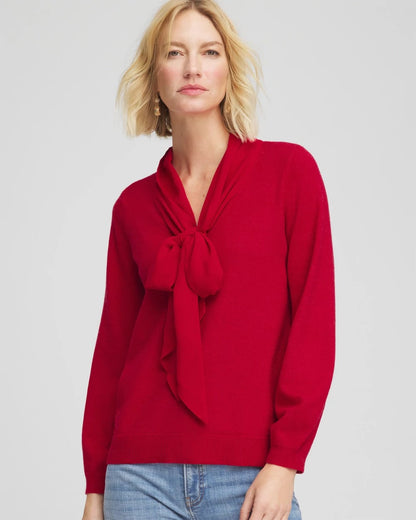 Chico's Bow-Detailed Sweater