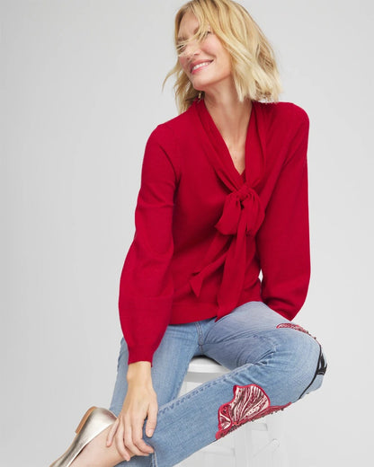 Chico's Bow-Detailed Sweater