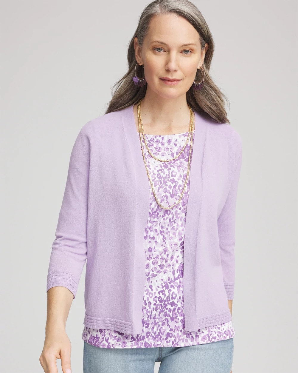 Chico's Summer Romance Short Cardigan