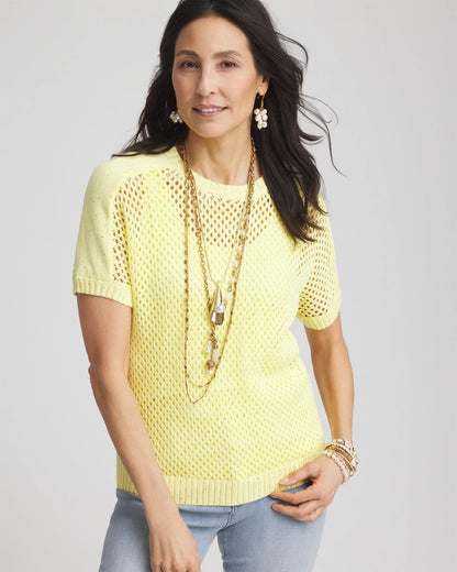 Chico's Dolman Sleeved Sweater Tee