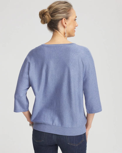 Chico's Dolman V-Neck Sweater