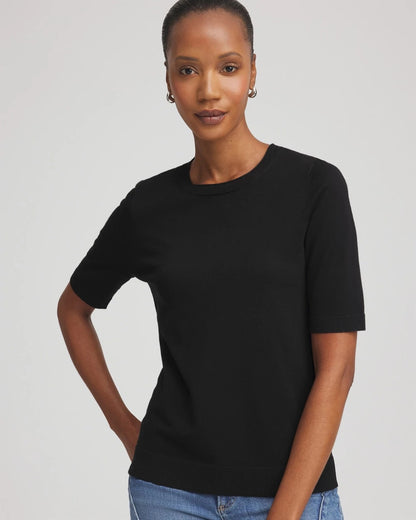 Chico's Ella Classic-Fit Sweater Tee