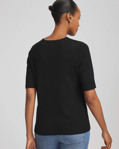Chico's Ella Classic-Fit Sweater Tee