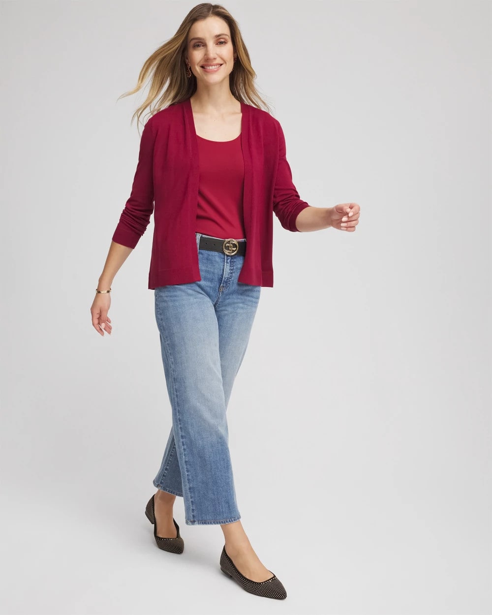 Chico's Ella Long-Sleeve Cardigan