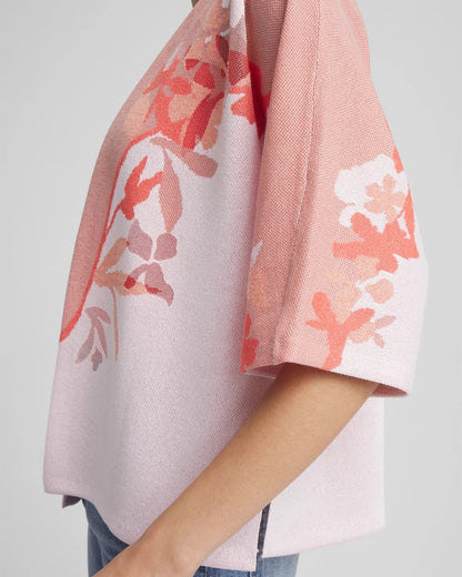 Chico's Jacquard Kimono-Style Cardigan