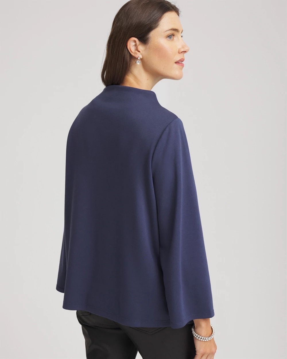 Chico's Embellished Structured Top