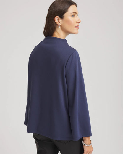Chico's Embellished Structured Top
