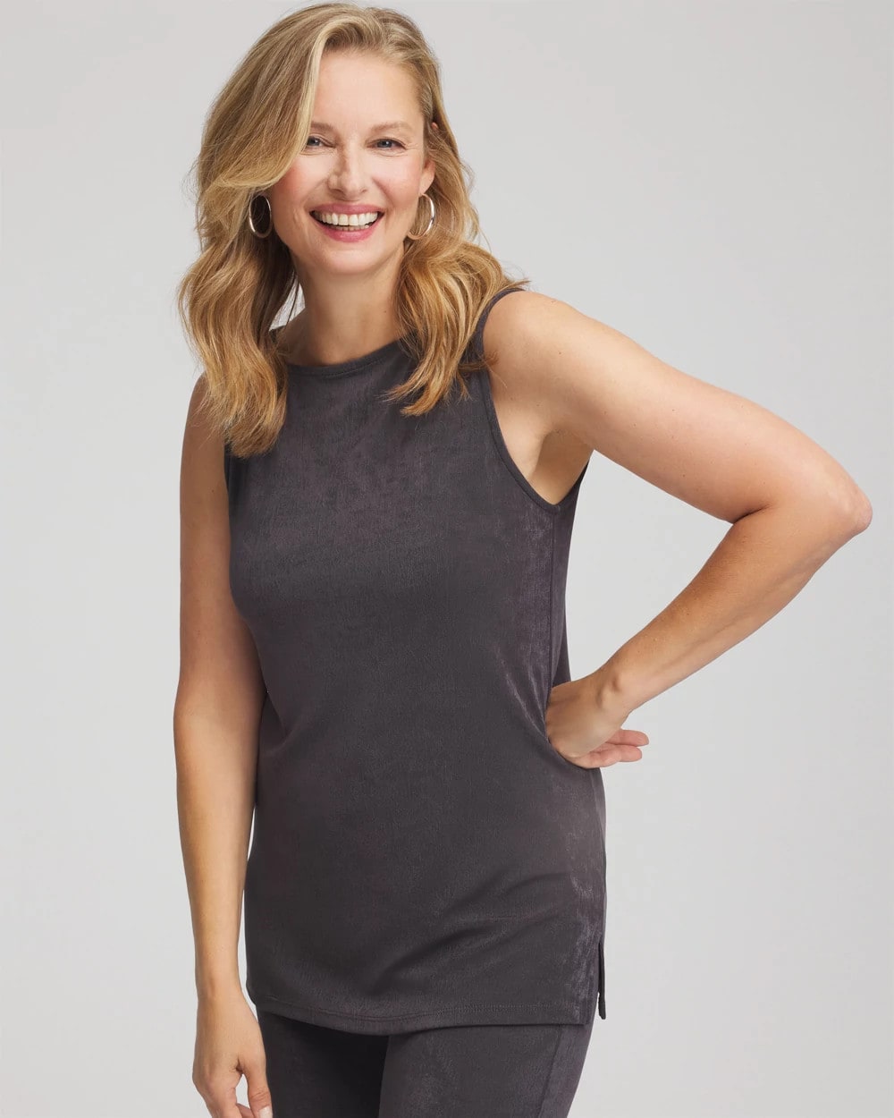 Chico's Travelers™ Classic Side-Slit Tank