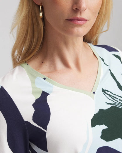 Chico's Sea-Print Touch of Cool™ Layering Tee