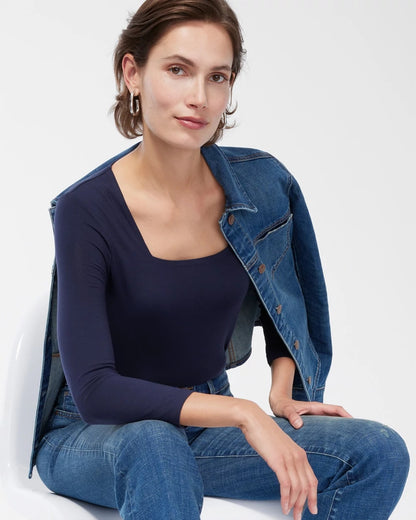 Chico's Touch of Cool™ Square Neck Tee