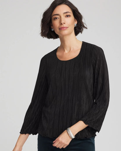 Chico's Bodre Flare Sleeve Top