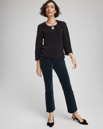 Chico's Bodre Flare Sleeve Top