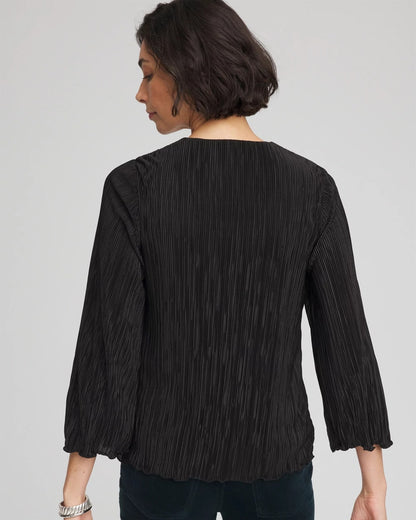 Chico's Bodre Flare Sleeve Top
