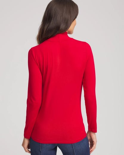 Chico's Touch of Cool™ Mockneck Layering Tee