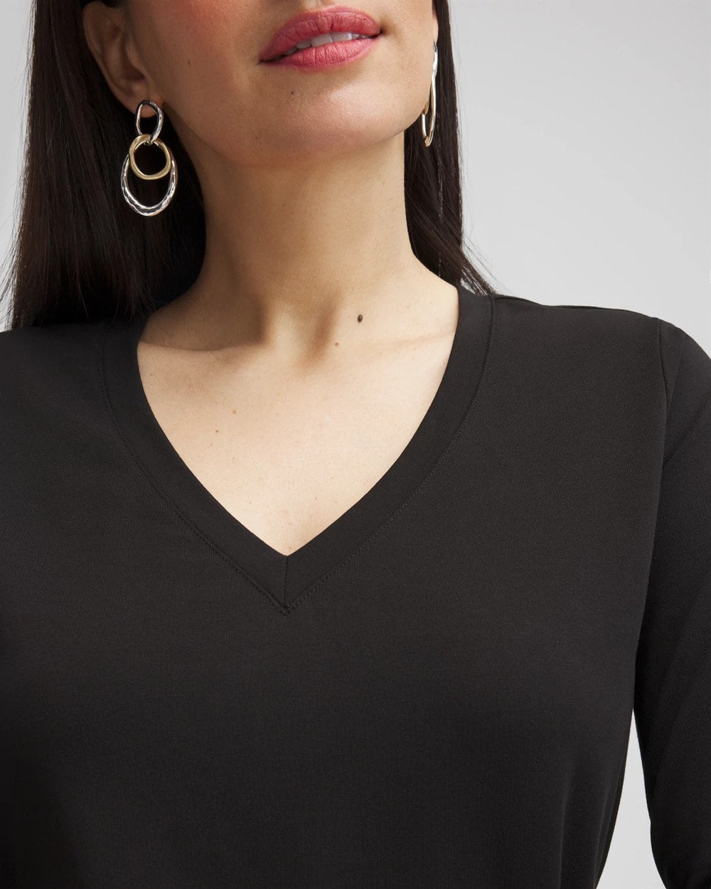 Chico's 3/4 Sleeve Perfect Tee