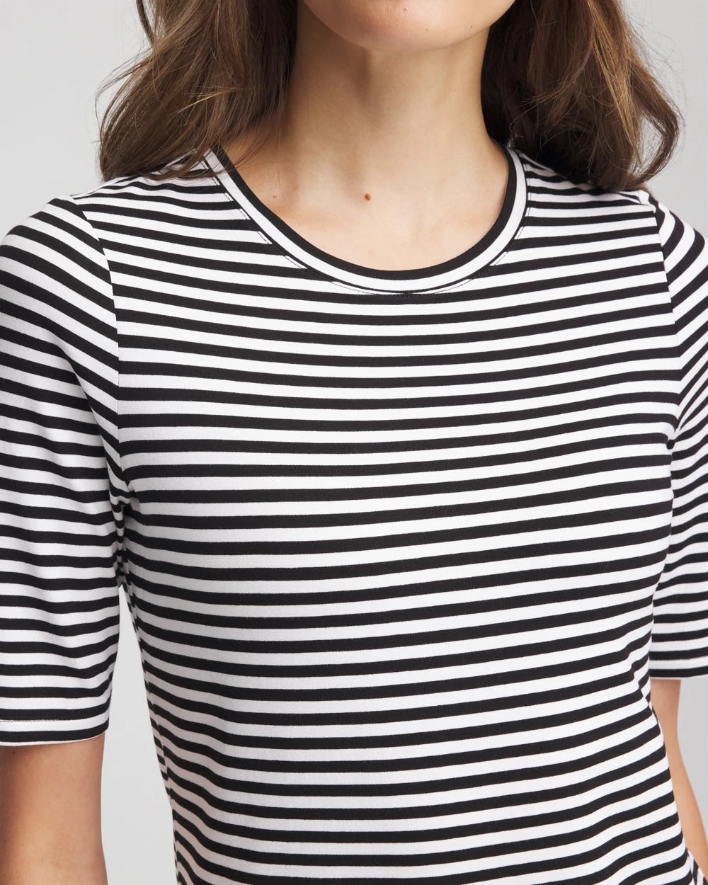 Chico's Touch of Cool™ Elbow-Sleeve Tee