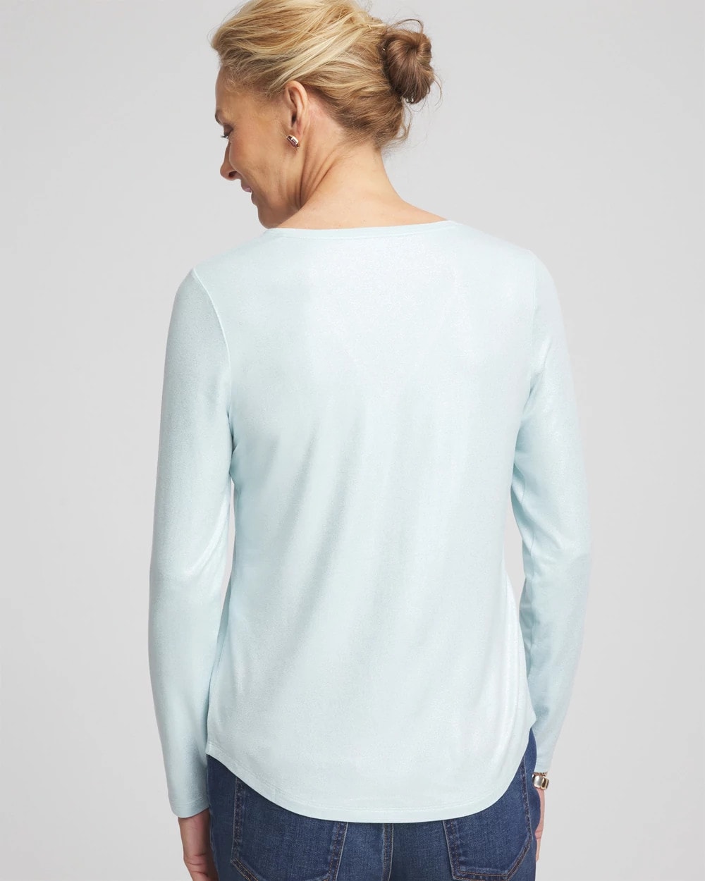 Chico's Foiled Touch of Cool™ Layering Tee