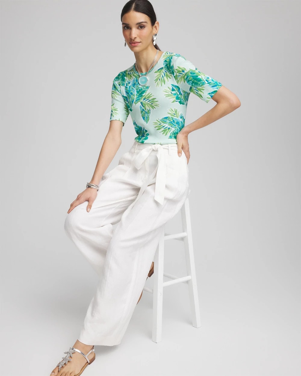 Chico's Pima Short Sleeve Everyday Tee