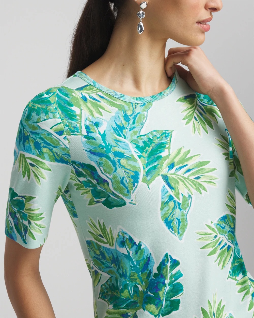 Chico's Pima Short Sleeve Everyday Tee