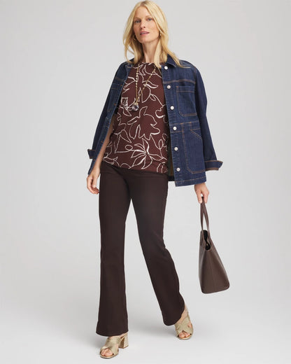 Chico's Touch of Cool™ Elbow-Sleeve Perfect Tee
