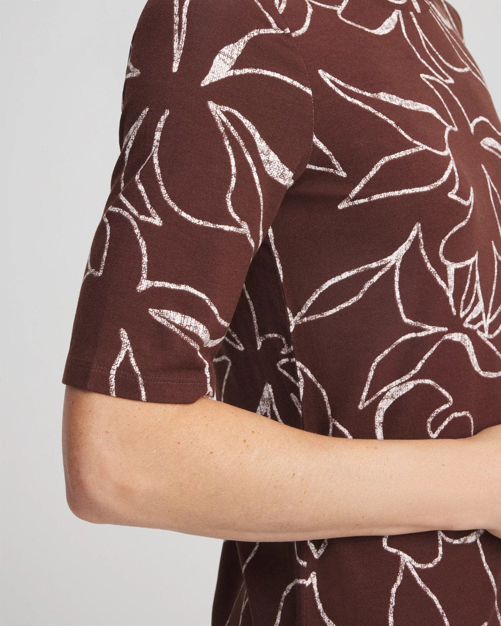 Chico's Touch of Cool™ Elbow-Sleeve Perfect Tee